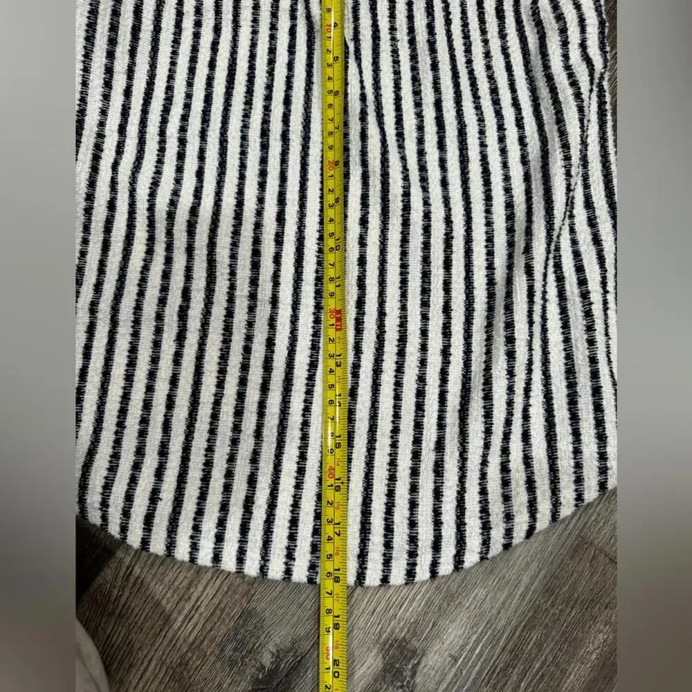 Lucky Brand Navy & White Striped Square Neck Sleeveless Tank Top- Size Medium - Picture 9 of 9